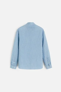 CAMISA ALGODÓN - SEDA RAYAS
