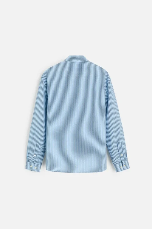 CAMISA ALGODÓN - SEDA RAYAS