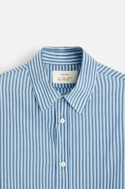CAMISA ALGODÓN - SEDA RAYAS