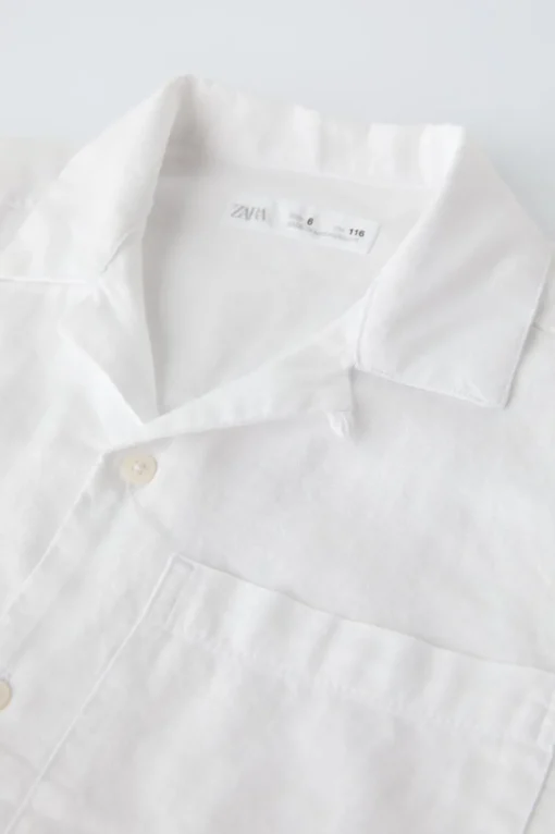 CAMISA ALGODÓN CON LINO