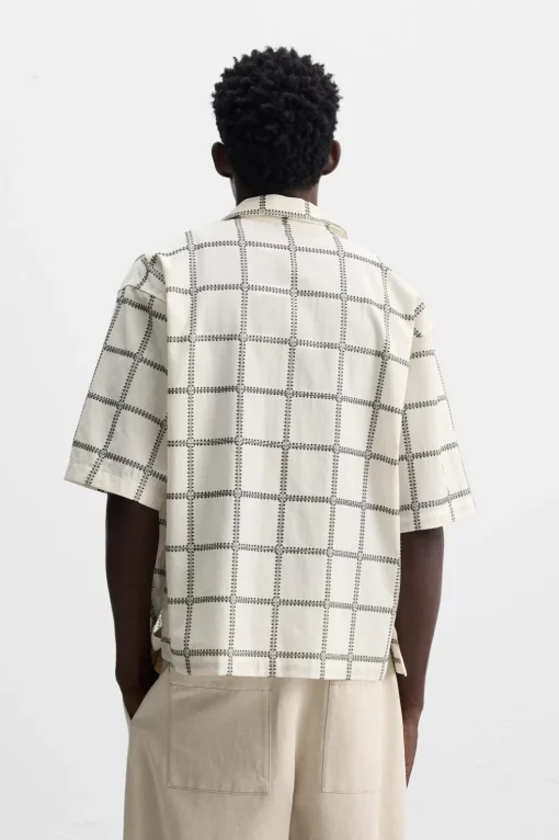 CAMISA BORDADO CUADROS