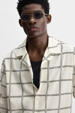 CAMISA BORDADO CUADROS