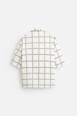 CAMISA BORDADO CUADROS