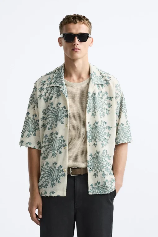 CAMISA BORDADO FLORAL