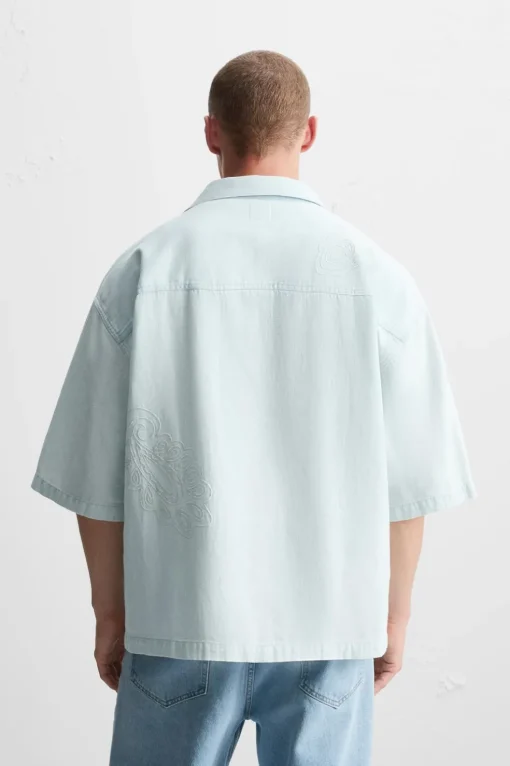 CAMISA BORDADO FLORAL
