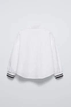 CAMISA BORDADO PUÑO RIB