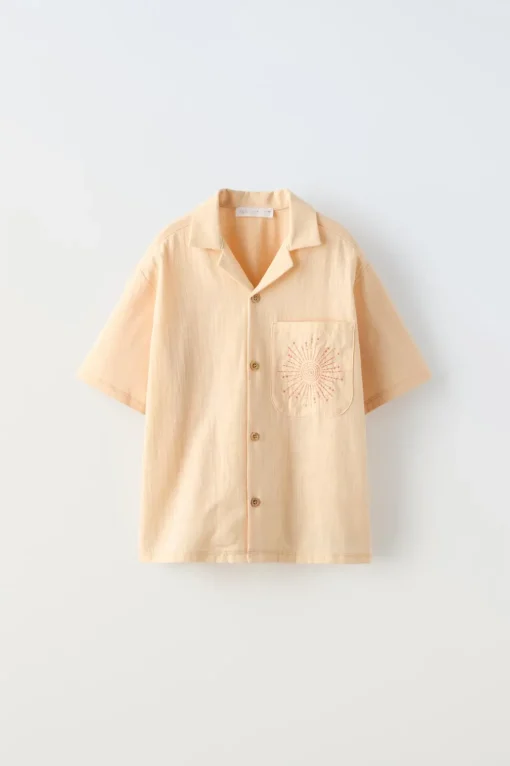 CAMISA BORDADO SOL
