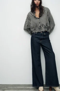 CAMISA BORDADOS CUADRO VICHY