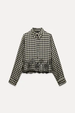 CAMISA BORDADOS CUADRO VICHY