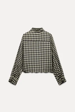 CAMISA BORDADOS CUADRO VICHY