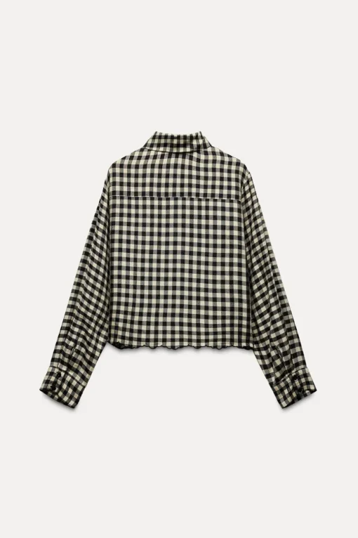 CAMISA BORDADOS CUADRO VICHY