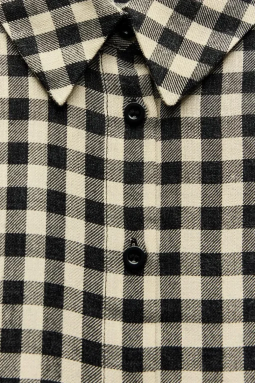 CAMISA BORDADOS CUADRO VICHY