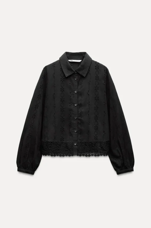 CAMISA BORDADOS PERFORADOS