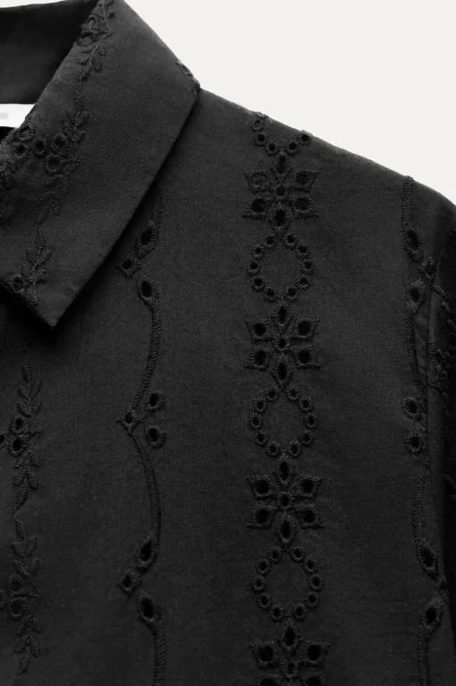 CAMISA BORDADOS PERFORADOS