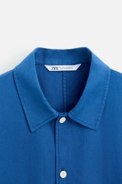 CAMISA BOXY FIT ALGODÓN - LINO