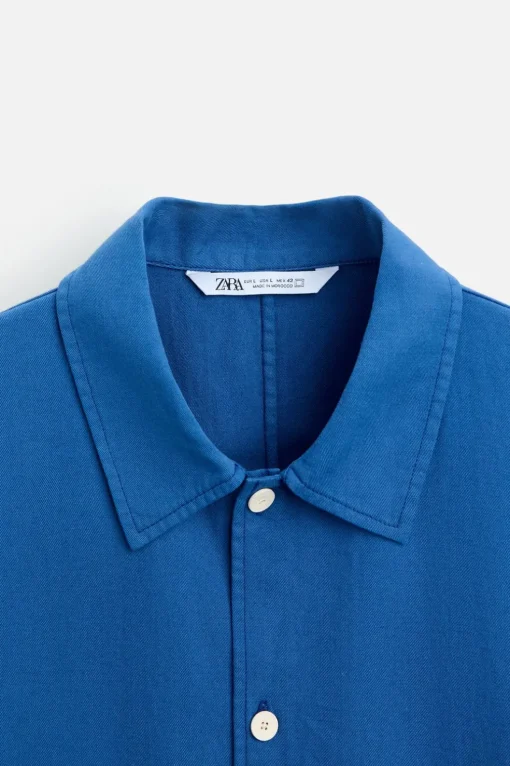 CAMISA BOXY FIT ALGODÓN - LINO