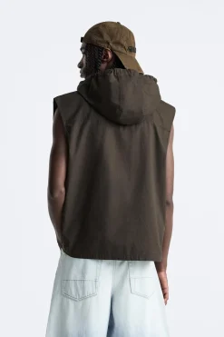 CAMISA CHALECO CAPUCHA
