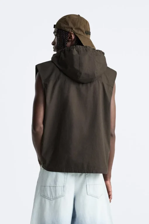 CAMISA CHALECO CAPUCHA
