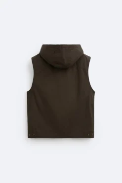 CAMISA CHALECO CAPUCHA