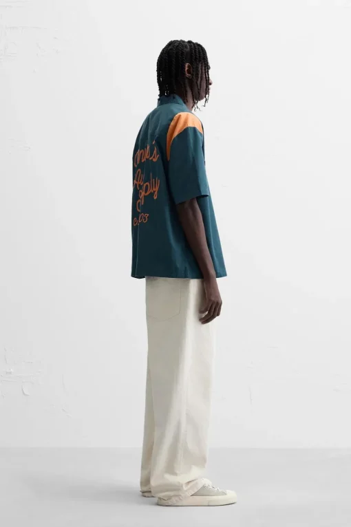CAMISA COLOR BLOCK PARCHE