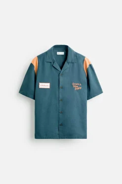 CAMISA COLOR BLOCK PARCHE