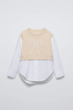 CAMISA COMBINADA LAZO