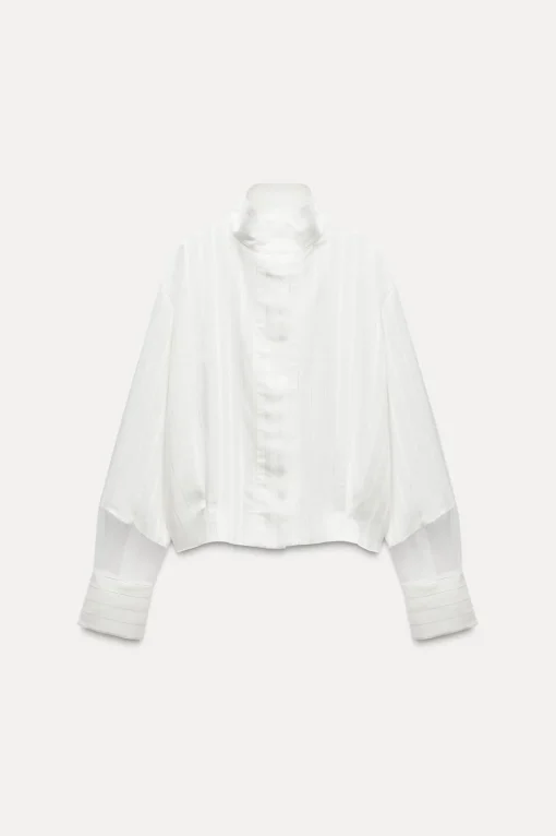 CAMISA COMBINADA ORGANZA ZW COLLECTION