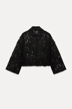 CAMISA CORTA ENCAJE