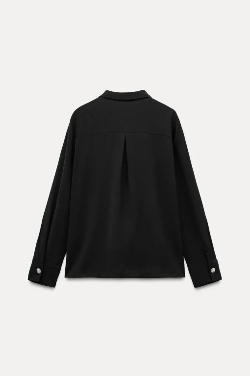 CAMISA CREPE ENTREDOSES