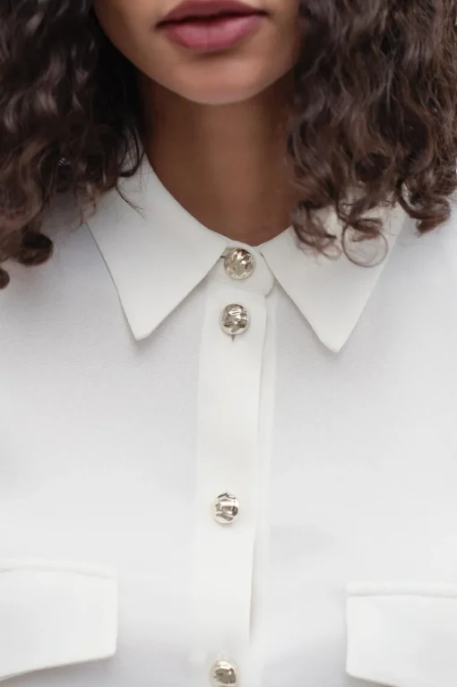 CAMISA CREPE HOMBRERAS