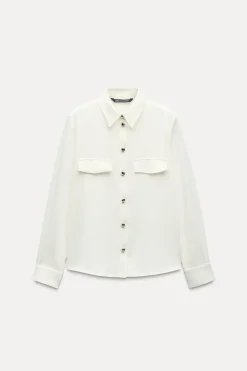 CAMISA CREPE HOMBRERAS