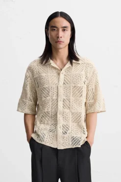 CAMISA CROCHET GEOMÉTRICO
