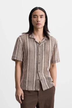 CAMISA CROCHET GEOMÉTRICO