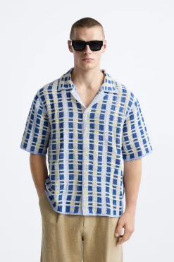 CAMISA CROCHET GEOMÉTRICO