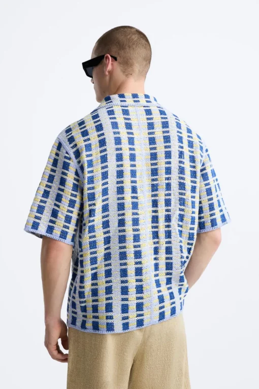 CAMISA CROCHET GEOMÉTRICO
