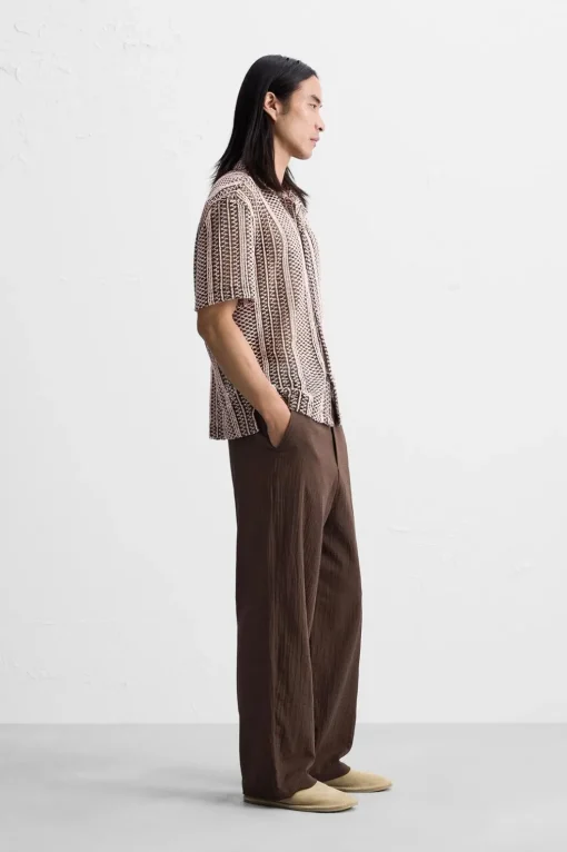 CAMISA CROCHET GEOMÉTRICO