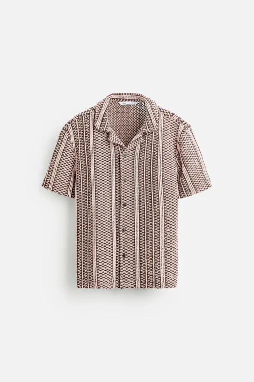 CAMISA CROCHET GEOMÉTRICO