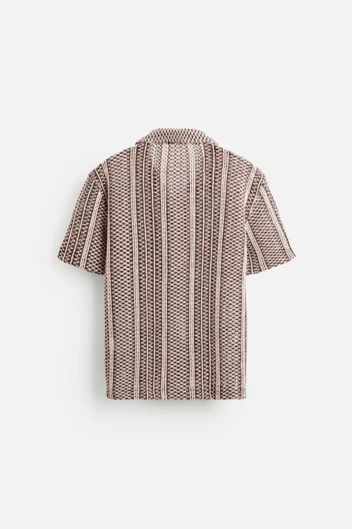 CAMISA CROCHET GEOMÉTRICO