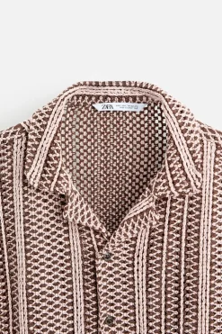 CAMISA CROCHET GEOMÉTRICO