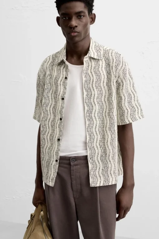 CAMISA CROCHET ONDAS