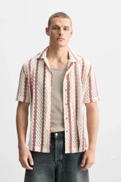 CAMISA CROCHET RAYAS