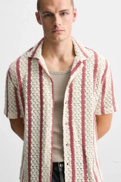 CAMISA CROCHET RAYAS