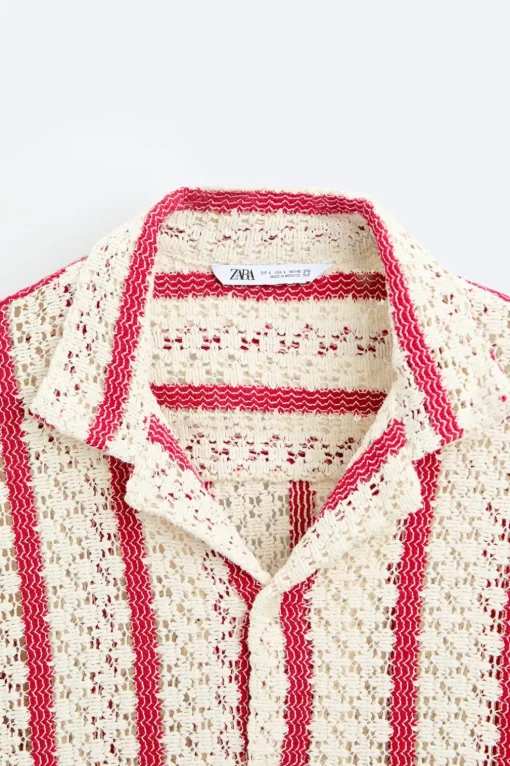 CAMISA CROCHET RAYAS