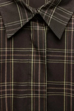 CAMISA CROP CUADROS