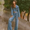 CAMISA CROP DENIM Z1975