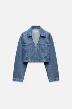 CAMISA CROP DENIM Z1975