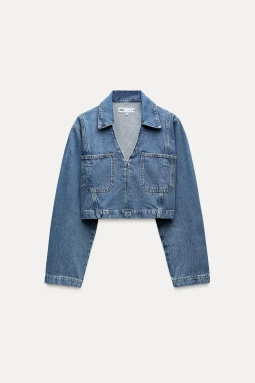 CAMISA CROP DENIM Z1975