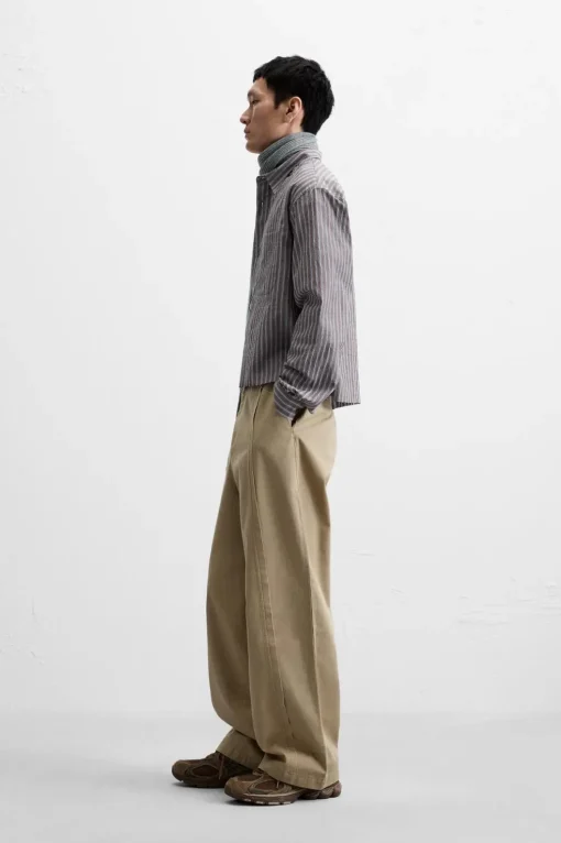 CAMISA CROPPED FIT RAYAS