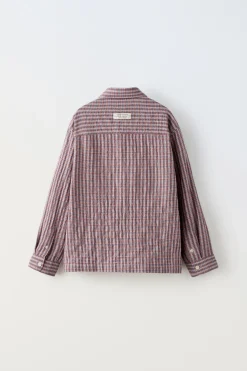 CAMISA CUADRADITOS SEERSUCKER