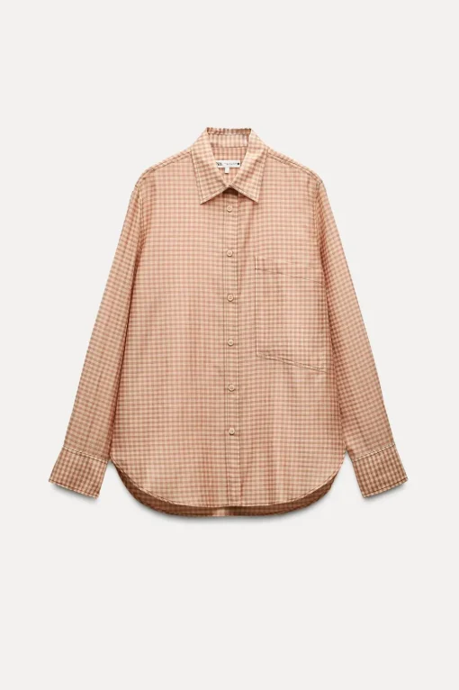 CAMISA CUADROS BOLSILLO ZW COLLECTION